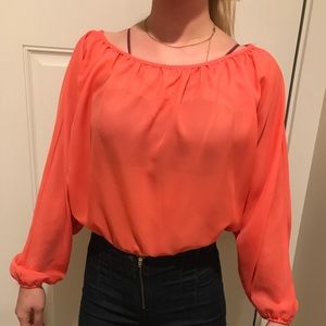 Long sleeve blouse